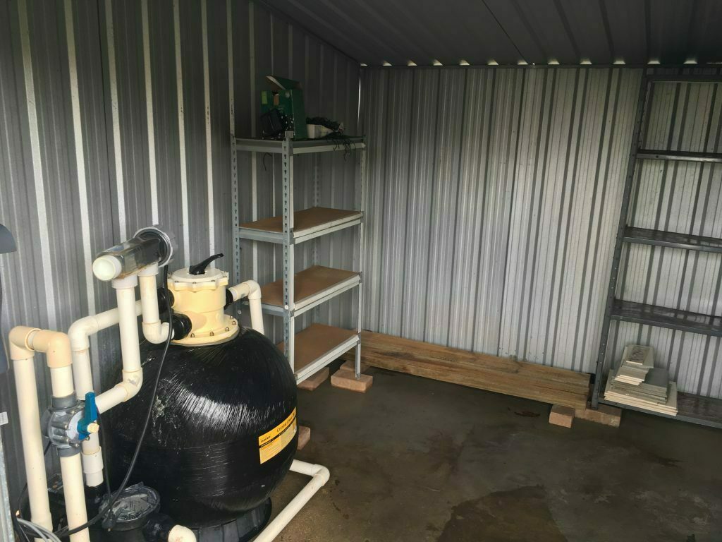 The cleaned our garden lock-up
